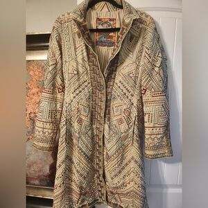 Two Ten Ten Five (2.10.10.5)  Biya Long  Embroidered Jacket